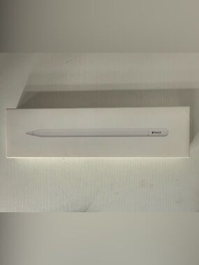 Apple White Pencil Stylus with USB-C Adapter Illustration